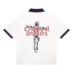 Unisex Color Block Polo Shirt