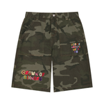 Men's Wide Leg Camo Shorts